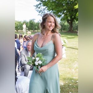 Boutique 1861 - Kieran Sage | A-Line Maxi Dress with Lace